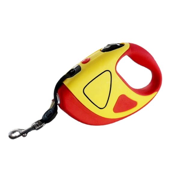 Nylon Head Extendable Dog Leash with Anti-Slip Handle One-Handed Brake Retractable Dog Leash Harnesses