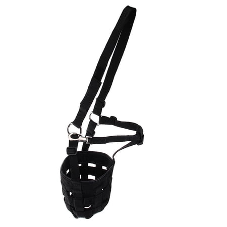 Nylon Horse Foal Grazing Muzzle with Halter under Chin Adjustable All Size Medium