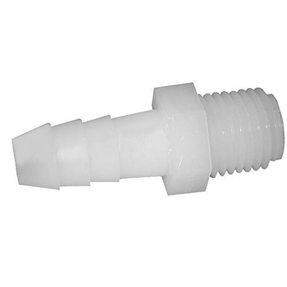 Nylon Hose Male Barb Adapter - 0.375 x 0.375 in.