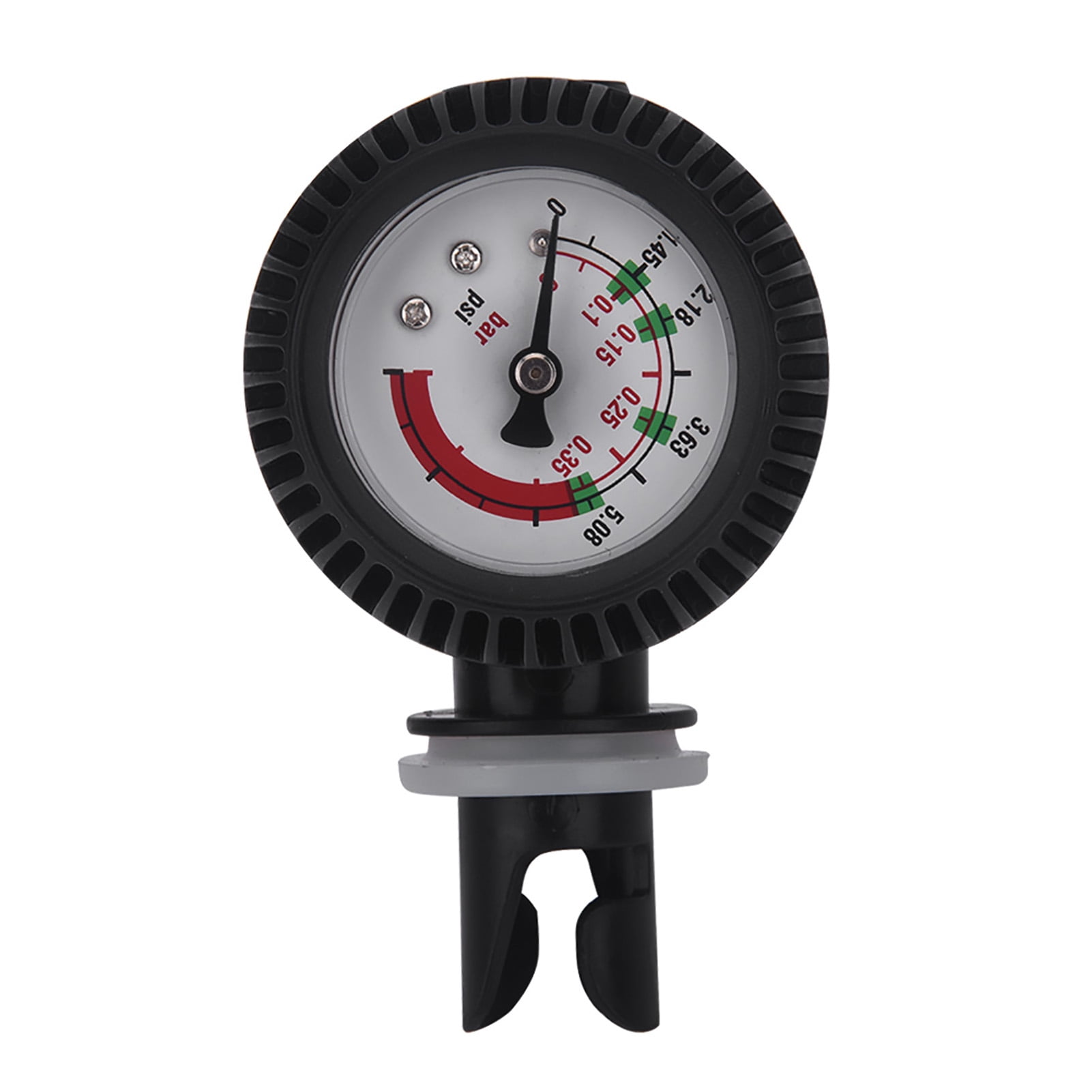 Nylon Inflatable Boat Air Pressure Gauge Barometer for Kayak Raft Black