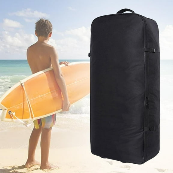 Nylon Inflatable Paddleboard Backpack Large Capacity Board Bag with Zipper Rucksack for Standing Board Surfing Kayak Outdoor