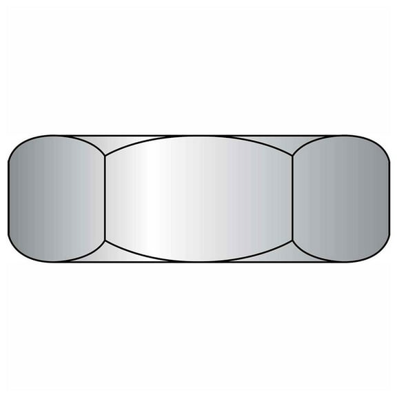 Nylon Insert Lock Nut - #2-56 - NM - Low Carbon Steel - Zinc CR+3 - UNC - Pkg of