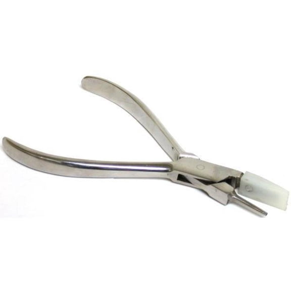 Nylon Jaw Flat & Round Nose Pliers Jewelers Beading Tools Jewelry Repair Tool