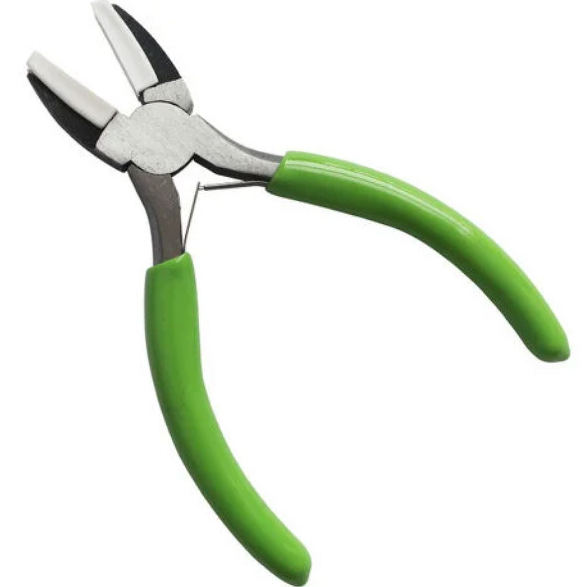 Nylon Jaw Pliers for Crafts and Jewelry Green 5 1/2" 1