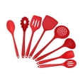 thumbnail image 1 of Nylon Kitchen Utensil Set 6-Piece - High Temperature Non-Stick Spoon Shovel Colander Set - Heat-Resistant Cooking Tools for Stainless Steel & Non-Stick Pots - Dishwasher-Safe Slotted Spoon & Skillet, 1 of 6