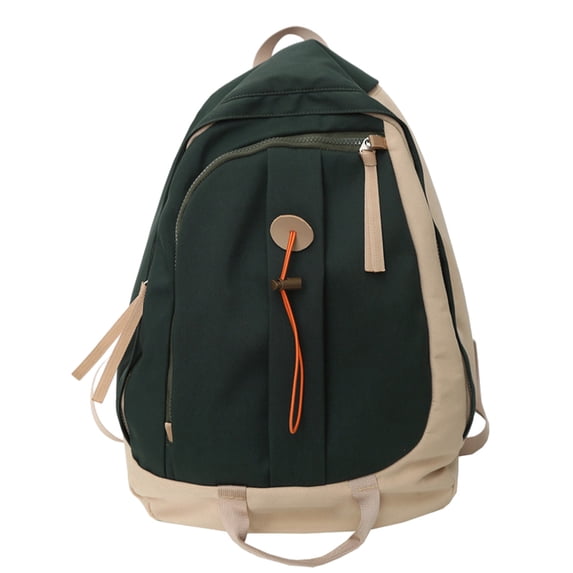 Nylon Laptop Backpack for Women Men, Fashion Waterproof Backpacks Teacher Nurse Stylish Travel Bags-green