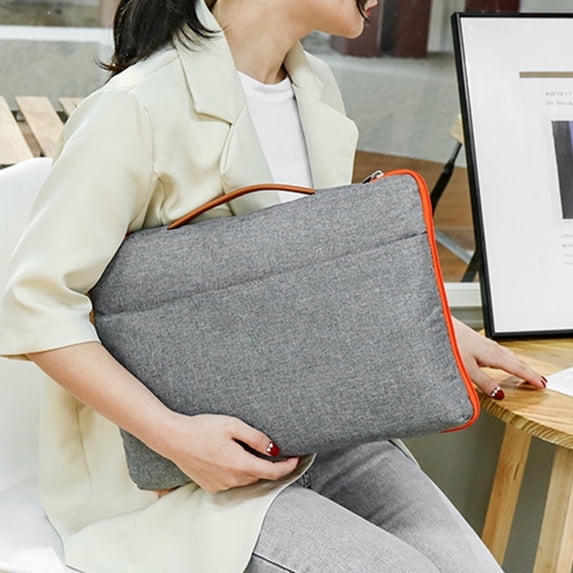 Nylon Laptop Bag 14 Inch for Men Women, Lightweight Business Briefcase Computer Bag, Water Resistant Professional Work Travel Notebook Case, Scratch Resistant