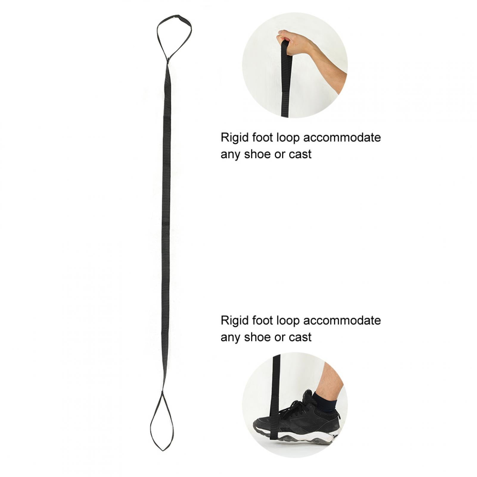Nylon Leg Lifter Strap, PreFormed Foot Support With Foot Strip