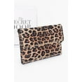 thumbnail image 1 of Nylon Leopard Metal Studded Clutch Bag, 1 of 5