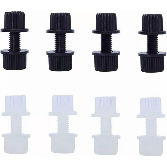 Nylon License Plate Frame Bolts & Nuts & Screws Fasteners For Motorcycle