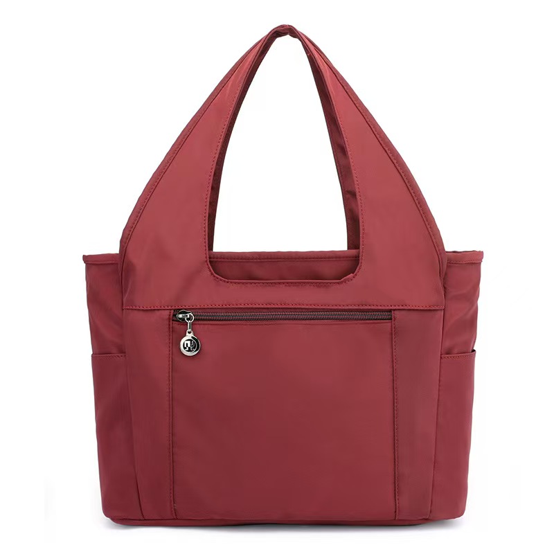 Nylon Lightweight Handbag for Women Waterproof Tote Shoulder Purses Bag