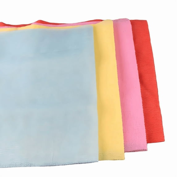 Nylon Long Body Scrubber Cloth Exfoliating Bath Towel 12X35 Inches Deep Clean Skin Textured Design for Shower Back Cleaning, 1 Towel