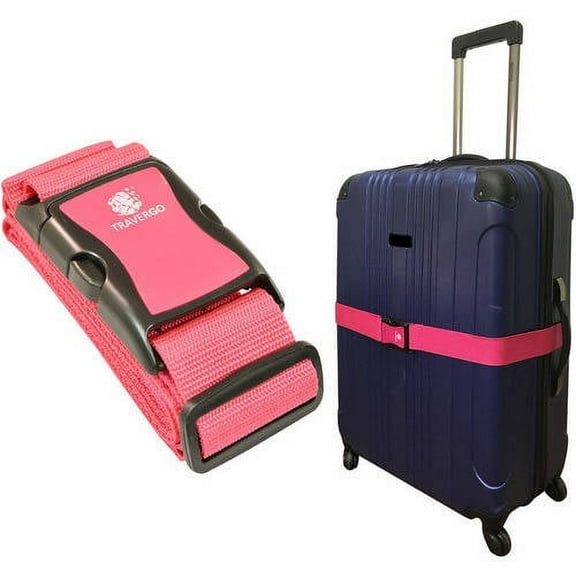 Nylon Luggage Strap, Pink TR1200PK