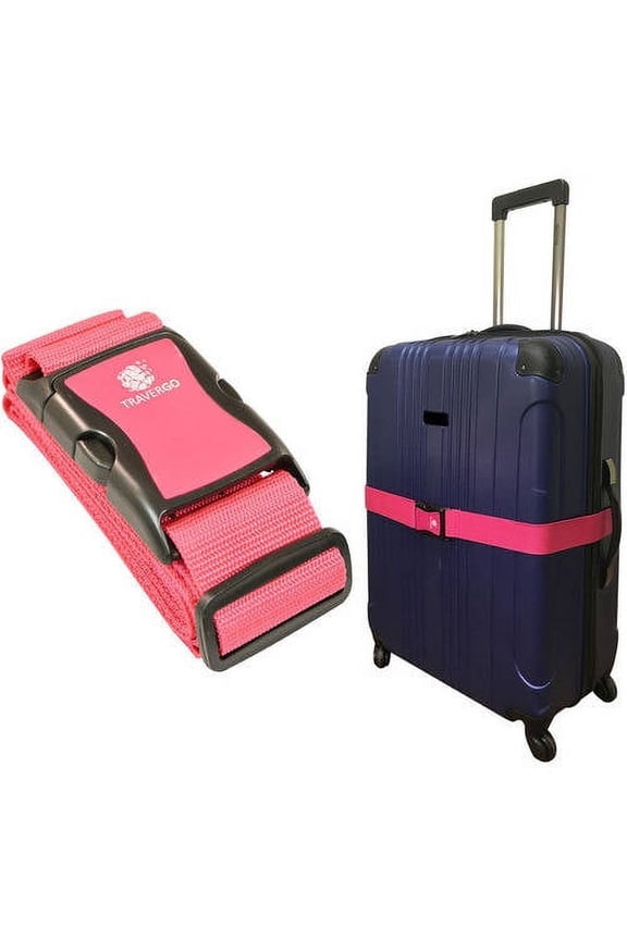 Nylon Luggage Strap, Pink TR1200PK