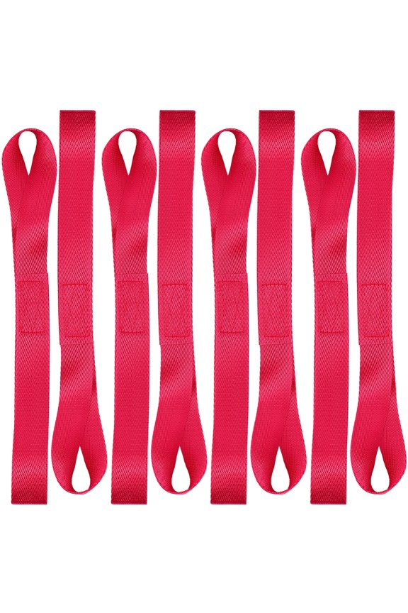 Nylon Luggage Straps Crimson 305x25x3mm