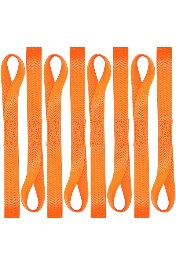 Nylon Luggage Straps Orange 305x25x3mm