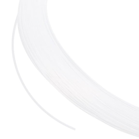 Nylon Memory Cord Round White 1.2mm about 43.74 Yards(40m)/Roll 1 roll