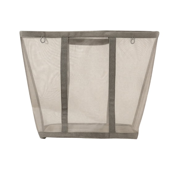 Nylon Mesh Laundry Basket Travel Tote Bag Wall Mount Multipurpose Wash Bag Organizer Dirty Clothes Basket for Bed Sheets Home