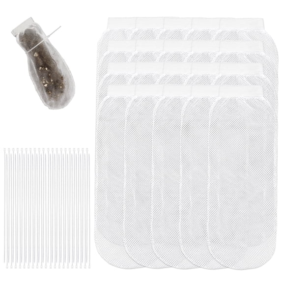 Nylon Mesh Washing Machine Lint Trap Catcher, 60Pcs Washer Drain Hose Filter for Pet Hair & Lint, Anti-Clog Laundry Cleaning Tools, Fits 1"-2.4" Hoses