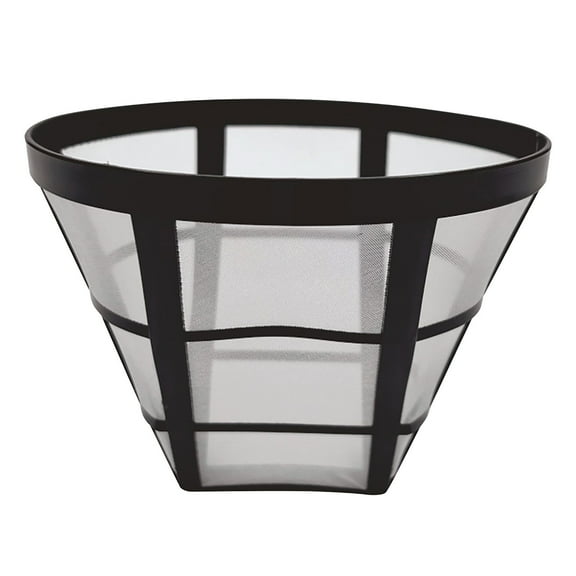 Nylon Mesh Permanent Coffee Filter Replacement for Mini Coffeemaker 4-5 cup models, 1-pack Oval Cone Shaped, Compatible oster, Gevi and MORE