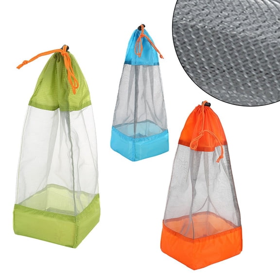 Nylon Mesh Stuff Sack Set of 3 Ideal for Storing Clothing and Equipment