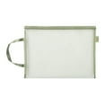 thumbnail image 1 of **Nylon Mesh Transparent File Storage Bag - Large Capacity A4 Size, Zipper Closure, Portable Handheld Organizer for Stationery, Art Supplies, Documents, Office & School Accessories**, 1 of 7