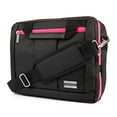 thumbnail image 1 of Nylon Multi-Compartment Convertible Backpack And Shoulder Bag Carrying Case For Microsoft Surface Book 2 / Surface Pro / Surface Laptop (13 Inches - 14 Inches) (Magenta), 1 of 6