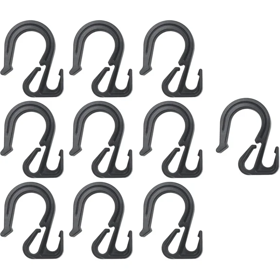 Nylon Net Hooks Bungee Cord Hooks for Cargo Net, Bungee Net, Truck Net Truck Organizer