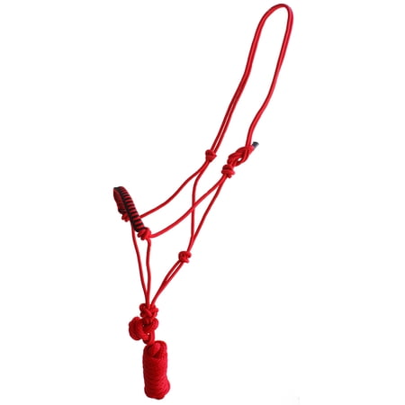 Nylon Nylon Braided Horse HALTER Lead Rope Noseband Tack 606116