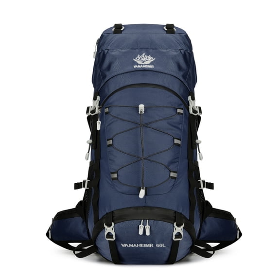 Nylon Outdoor Backpack 60L Climbing Rucksack Suitable for Hiking and Camping Enthusiasts