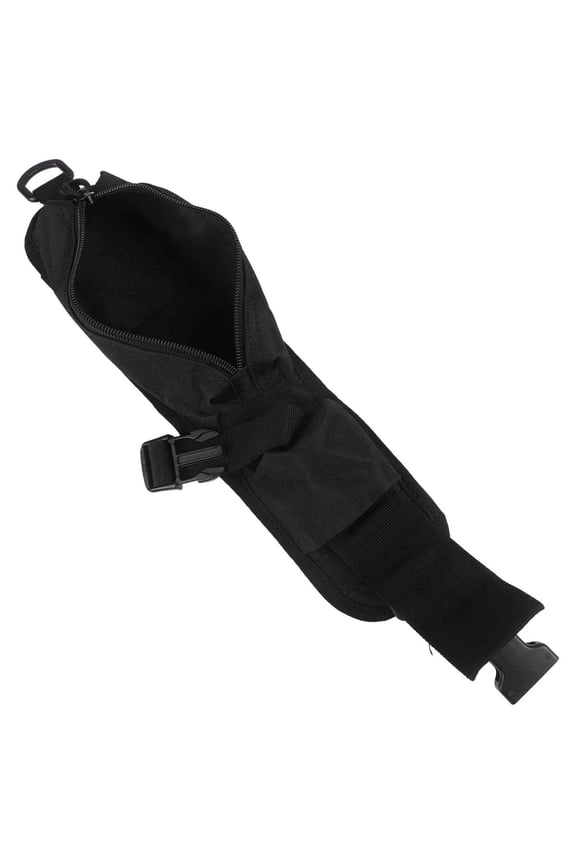 Nylon Outdoor Backpack Accessory Bag Enhance Your Hiking Experience with Additional Storage Options (black)
