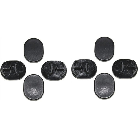 Nylon Oval Sling Insert END CAPS 1-1/8" x 7/8" Fits Brown Jordan Black Pack of 8 Easy to Install and Replace