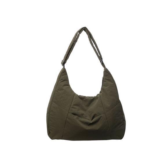 Nylon Padded Large Tote Bag, Youngster Class Office Shoulder Bag, Multi-Use Commute Crossbody Bag, Women Casual Spacious Purse, Holiday Campus Gift