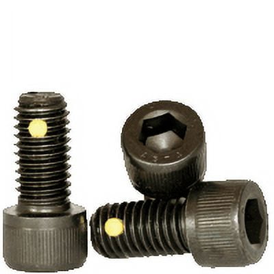 Nylon Pellet Socket Head Cap Screw, 1-8 x 2 1/4", Alloy Steel, Black Oxide, Hex Socket (Quantity: 20)