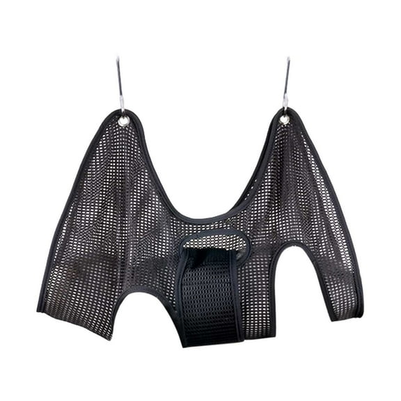 Nylon Pet Grooming Sling - Mesh Material, Adjustable & Stable - Hanging Holder for Nail Clipping/Bathing