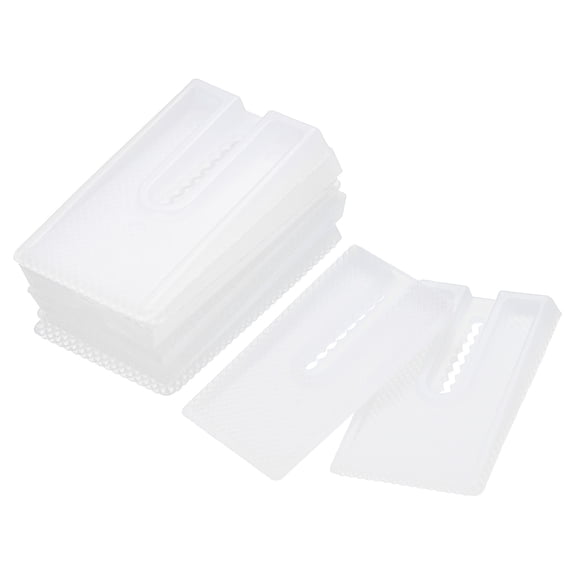Nylon Plastic Shims for Leveling, 16 pack Non-Slip Plastic Wedges for Toilet, Bed, Restaurant, Table