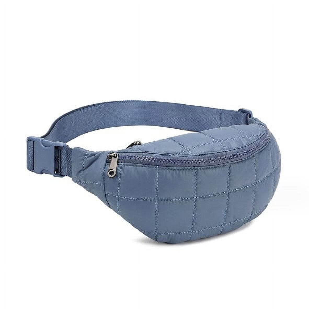 Nylon Puffer Round Belt Fanny Pack