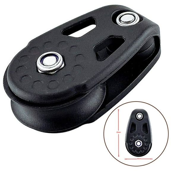 Nylon Pulley Block for Marine for KAYAK Rope with Ball Bearing Sheave for Boat Anchor Lifting and Rigging