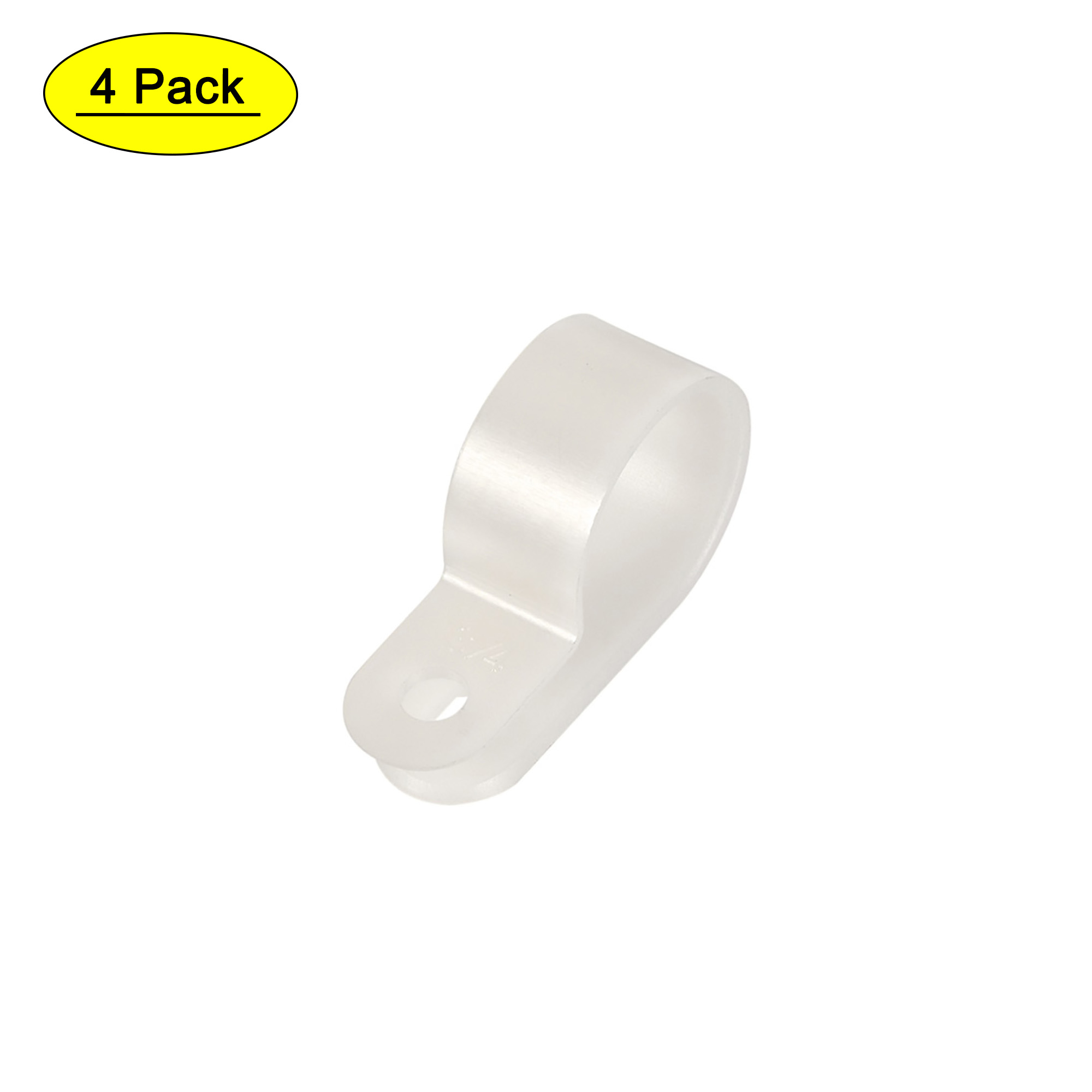 Nylon Rtype Cable Clamp Organizer Cord Clips for Wire Management 19mm