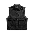 thumbnail image 1 of Nylon Rain Jacket Mens Men's Loose Denim Vest Jacket Summer Sleeveless Vest Street Style, 1 of 4