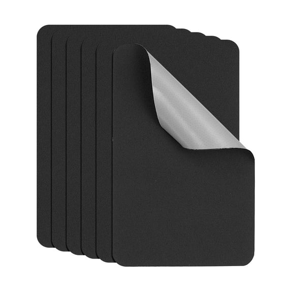 Uxcell 6 Count Nylon Repair Patch, Self-Adhesive Waterproof Fabric Repair Tape for Tents and Sleeping Bags Black