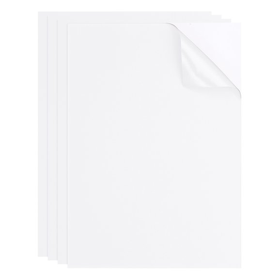 Uxcell 4 Pcs Waterproof Self-Adhesive Nylon Repair Patch 8 x 6 inch White