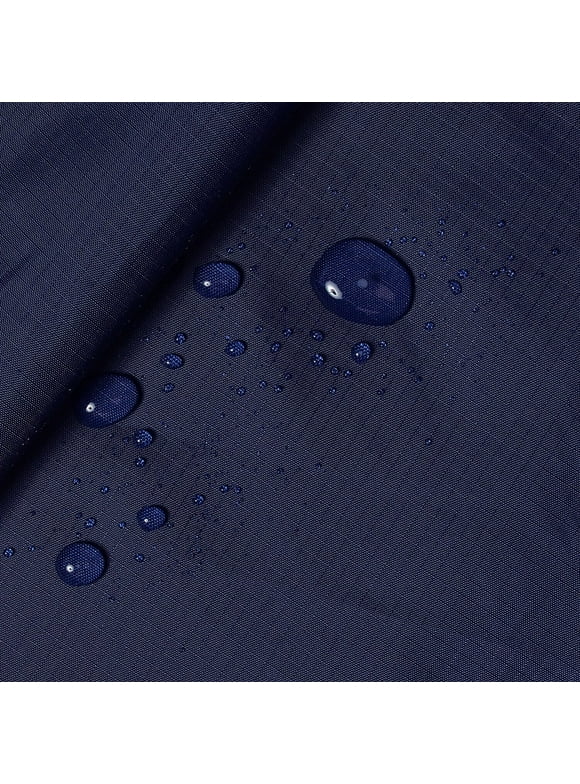 Nylon Ripstop Fabric PU Coated 70 Denier 1.9oz 62/63" Wide Waterproof Tent Water Repellent Dustproof Airtight Excellent Fabric for Kites (Navy Blue)
