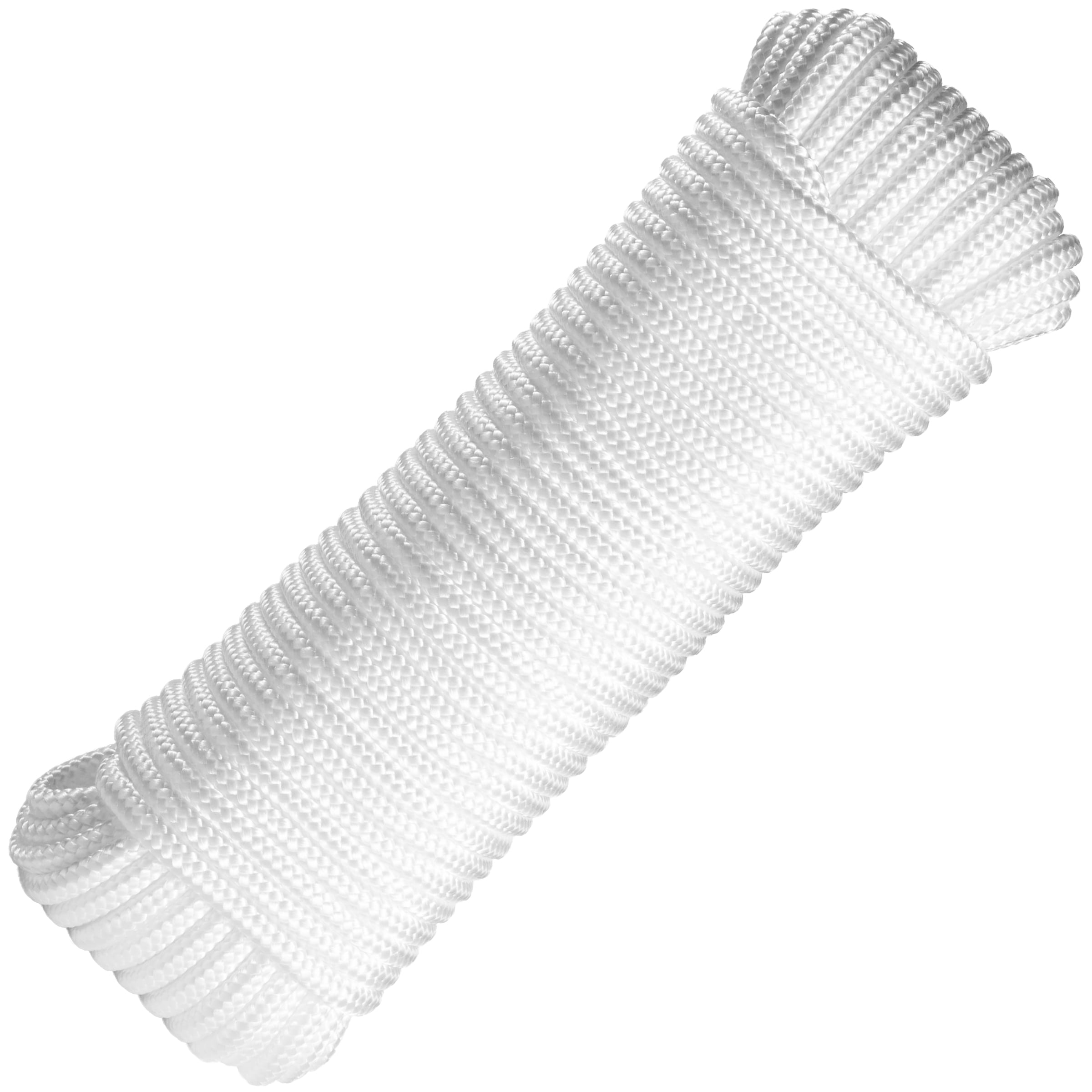 Nylon Rope 1/4 inch by 50 Ft - Use for Flag Pole Rope Replacement ...