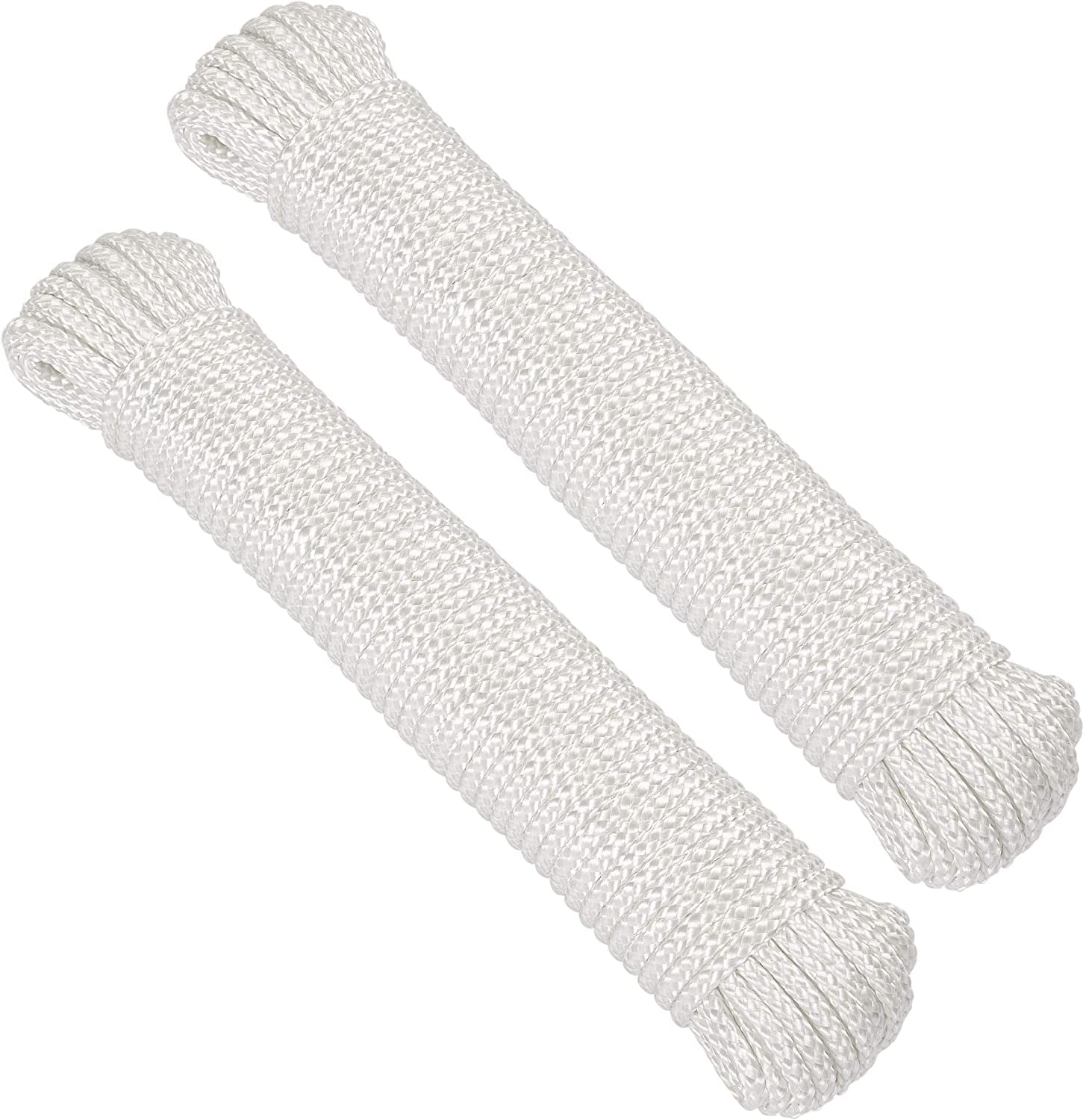 Corde En Nylon Tressé 100 Pieds (30m) - Diamètre 5/16" - Résistance 190 Lb - IIT