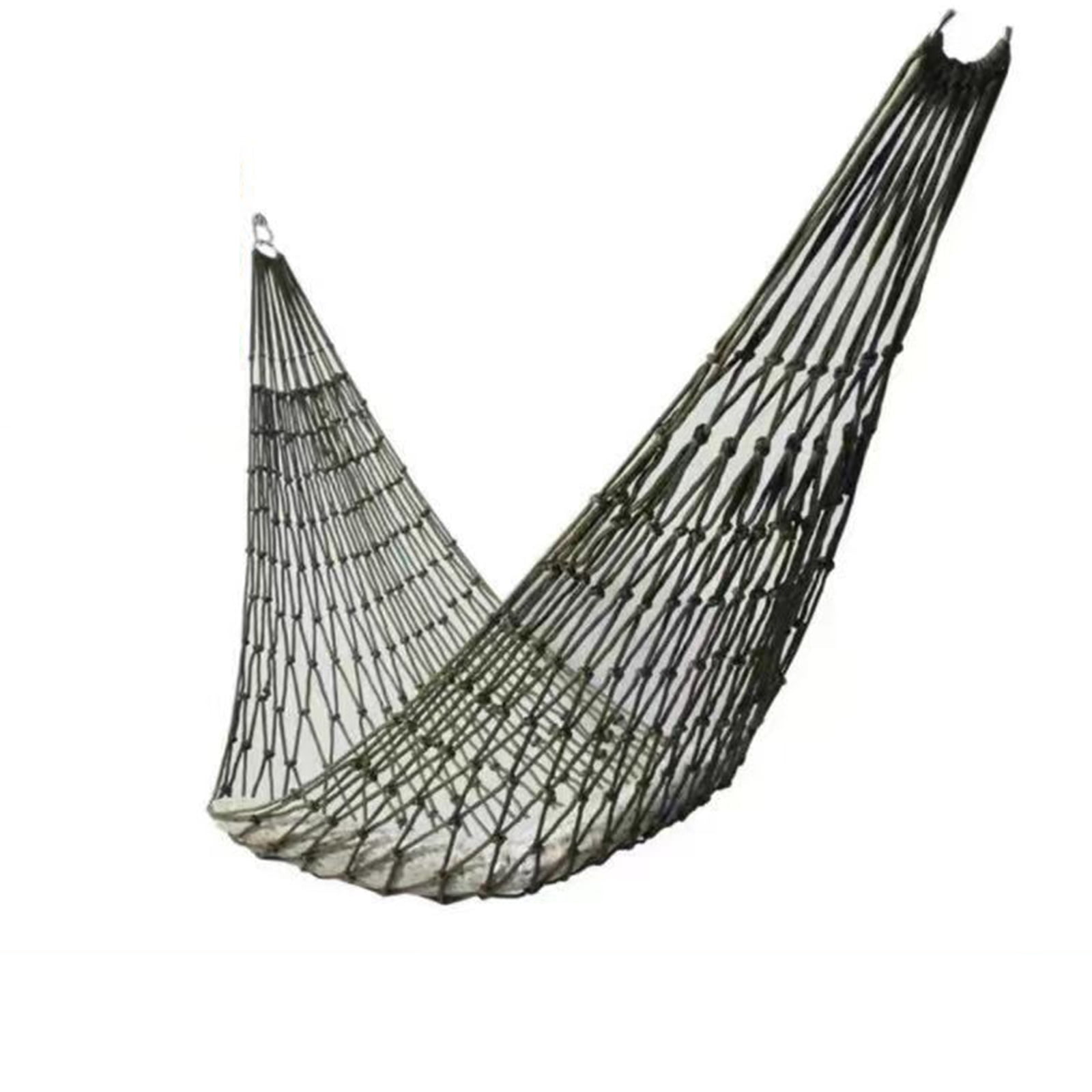 Nylon Rope Meshes Hammock Outdoor Sport Camping Hammock Portable Travel Hammocks Swing Bed Easy to Install