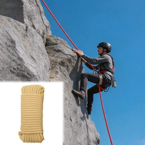 Nylon Rope Wrap Tie For Outdoor Climbing And Camping Versatile Purpose Cord For Hanging Drying Crafting And Emergency Use Rope with Hook Small Hook with Rope for Climbing Keys Chain Grapple Hook for