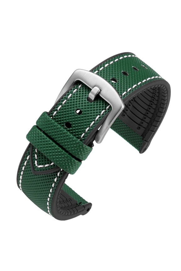 Nylon Rubber Bottom Watch Straps Canvas Men Watch Band Breathable Waterproof Replacement Bands 20mm 22mm