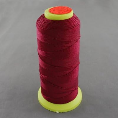 Nylon Sewing Thread 300m for Sewing Embroidery DIY Projects Fabric Repair Ideal for Professionals and Crafters FireBrick 0.8mm Red