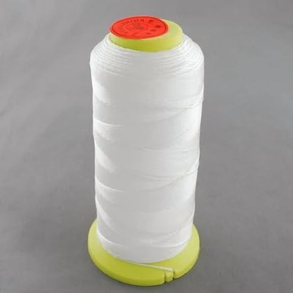 Nylon Sewing Thread 500m for Sewing Crafting DIY Projects Crafters and Sewers White 0.6mm White